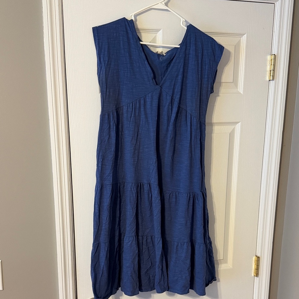 See You Monday Blue Midi Dress
